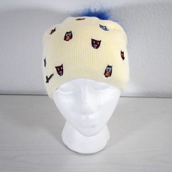 Herman Headwear be protected by a Legend Cream Color with AOP Owls EUC No stains - Picture 2 of 7